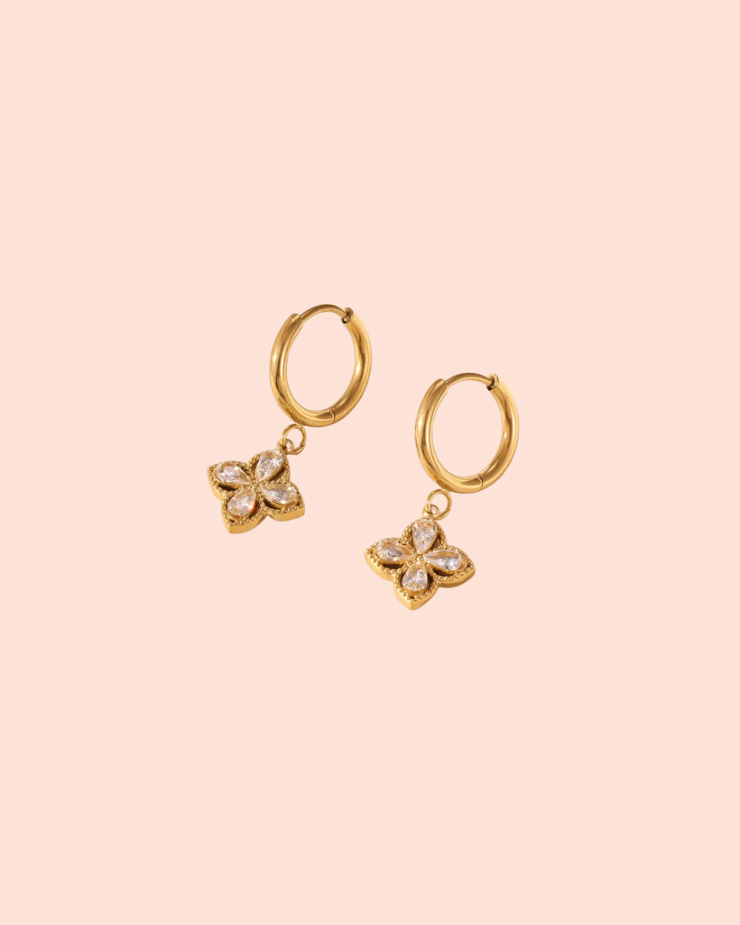Fauna Earrings in Gold