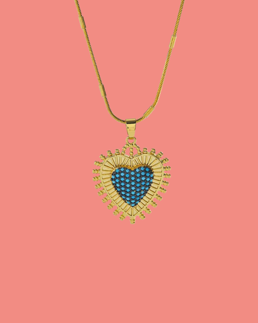 The Sky Heart Necklace