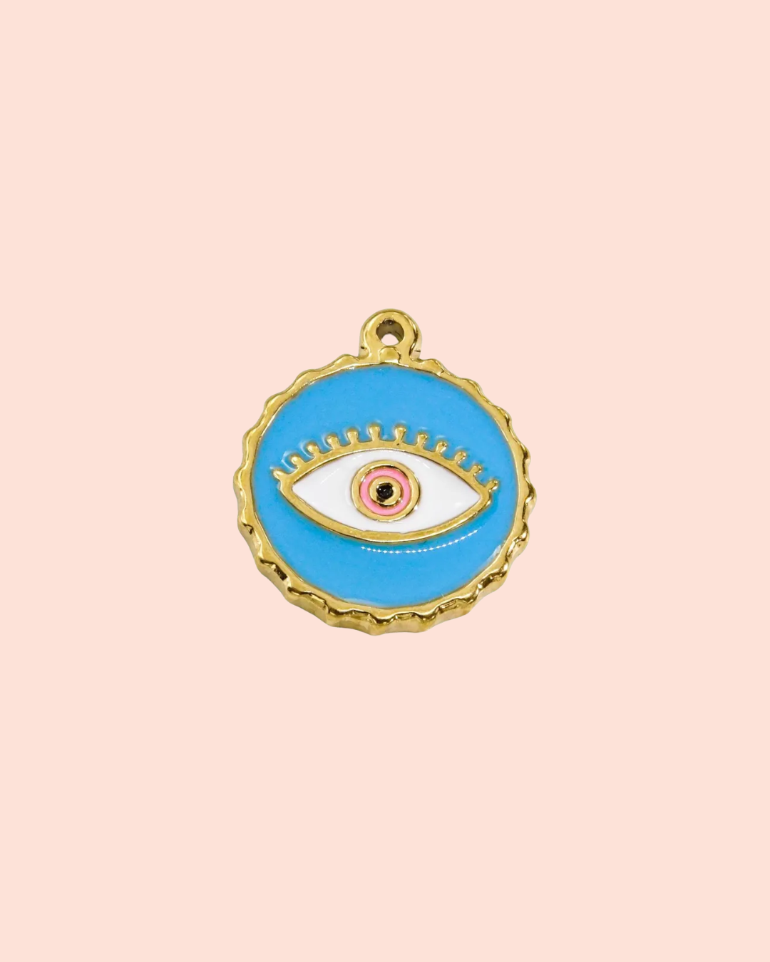 Golden Guardian Eye Charm