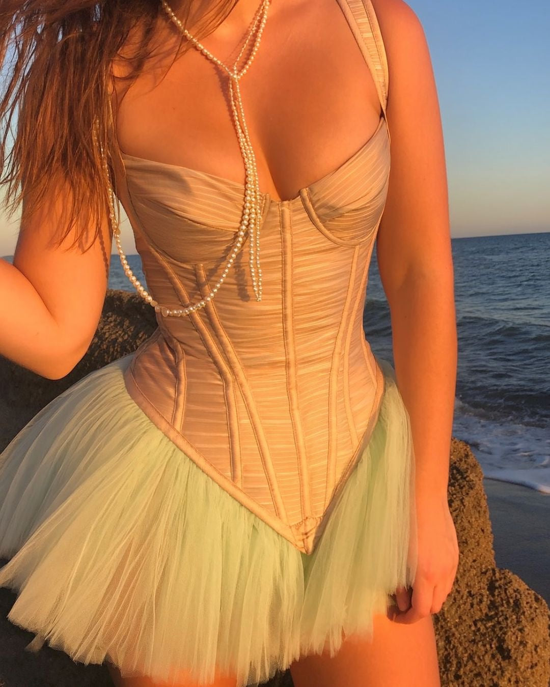 Seahorse Luxe Pearl Drop Earrings